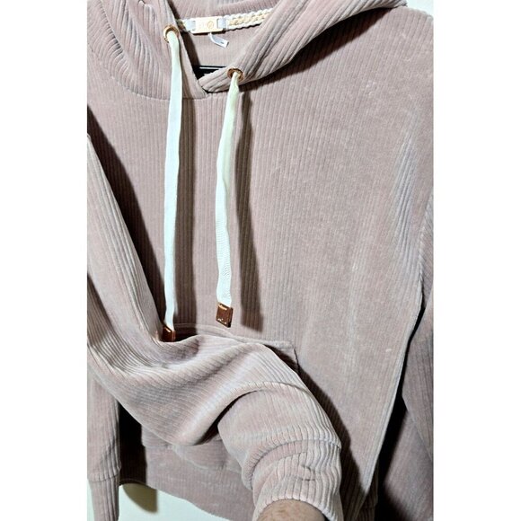 Aiki Keylook Germany Womens Hoodie Large Pink Logo Ribbed Soft Kanagroo Pocket - Picture 12 of 12